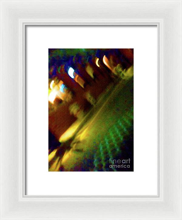 Brisbane city abstract 1 - Framed Print