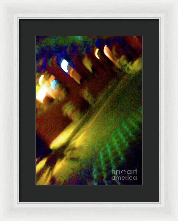 Brisbane city abstract 1 - Framed Print