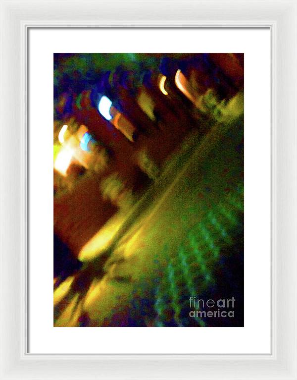 Brisbane city abstract 1 - Framed Print