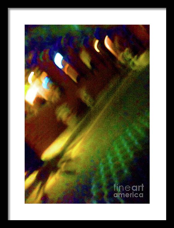 Brisbane city abstract 1 - Framed Print