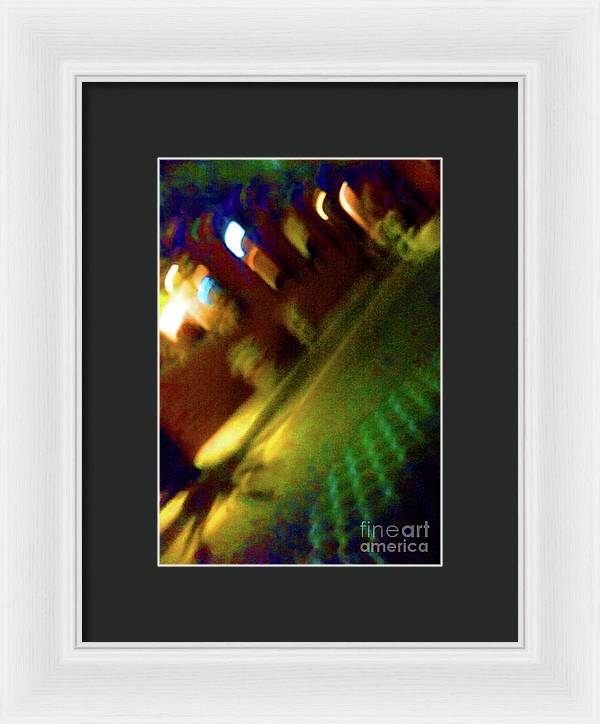 Brisbane city abstract 1 - Framed Print