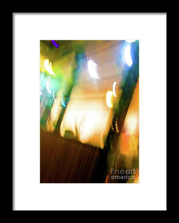 Brisbane city abstract 2 - Framed Print