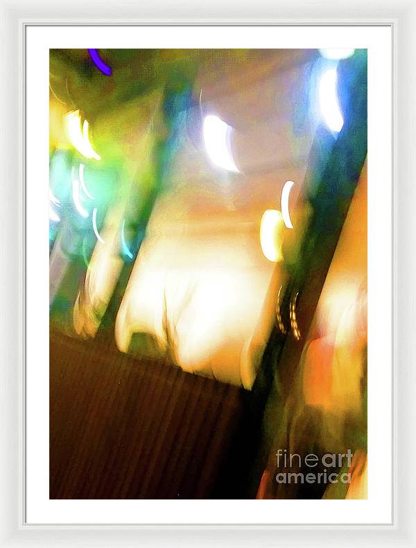 Brisbane city abstract 2 - Framed Print