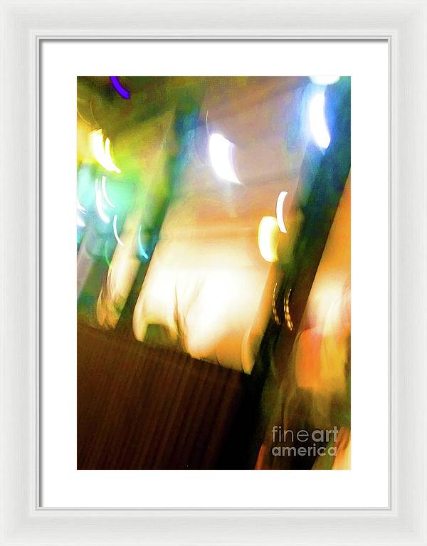 Brisbane city abstract 2 - Framed Print