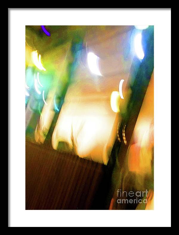 Brisbane city abstract 2 - Framed Print