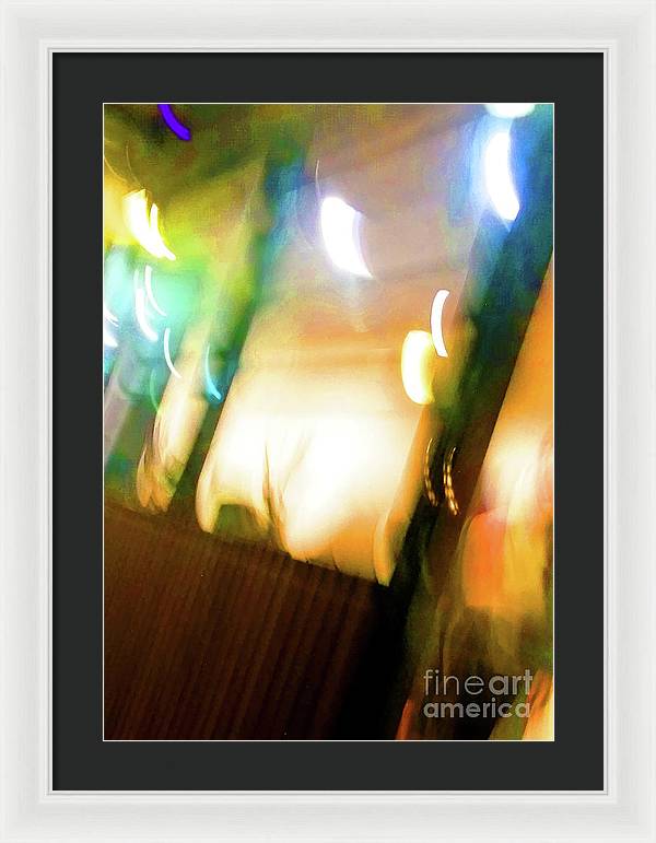 Brisbane city abstract 2 - Framed Print