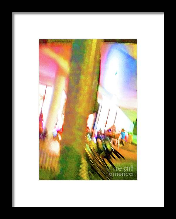 Brisbane city abstract 4 - Framed Print