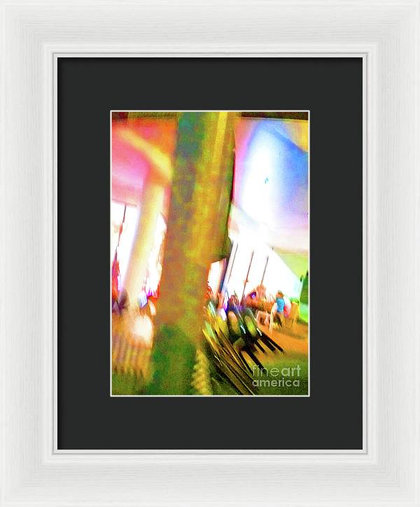 Brisbane city abstract 4 - Framed Print