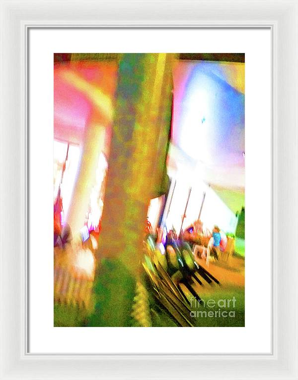 Brisbane city abstract 4 - Framed Print