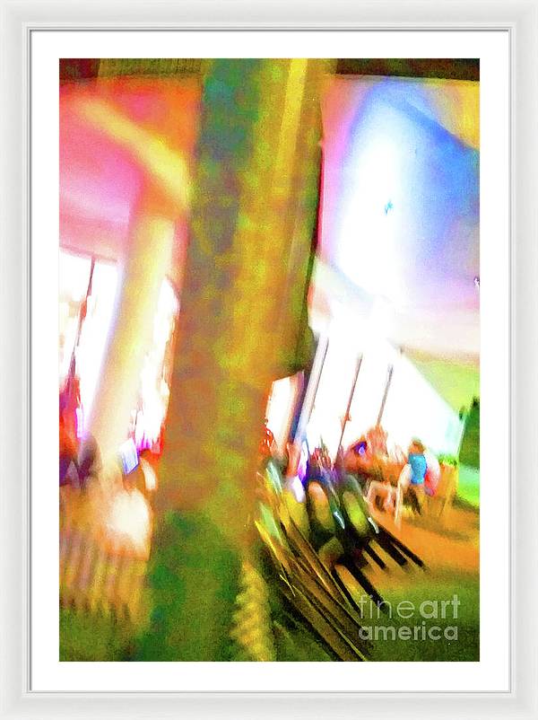 Brisbane city abstract 4 - Framed Print