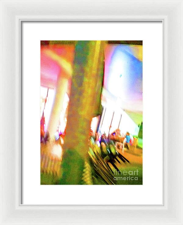 Brisbane city abstract 4 - Framed Print