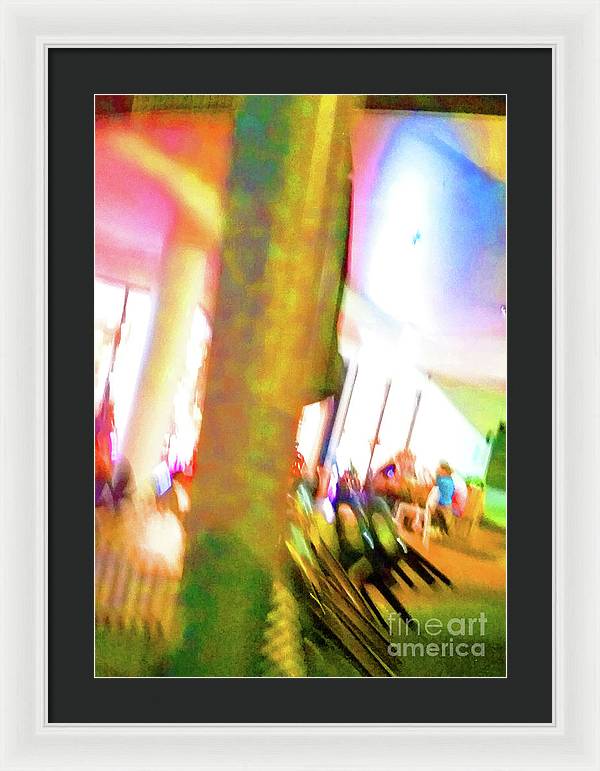 Brisbane city abstract 4 - Framed Print