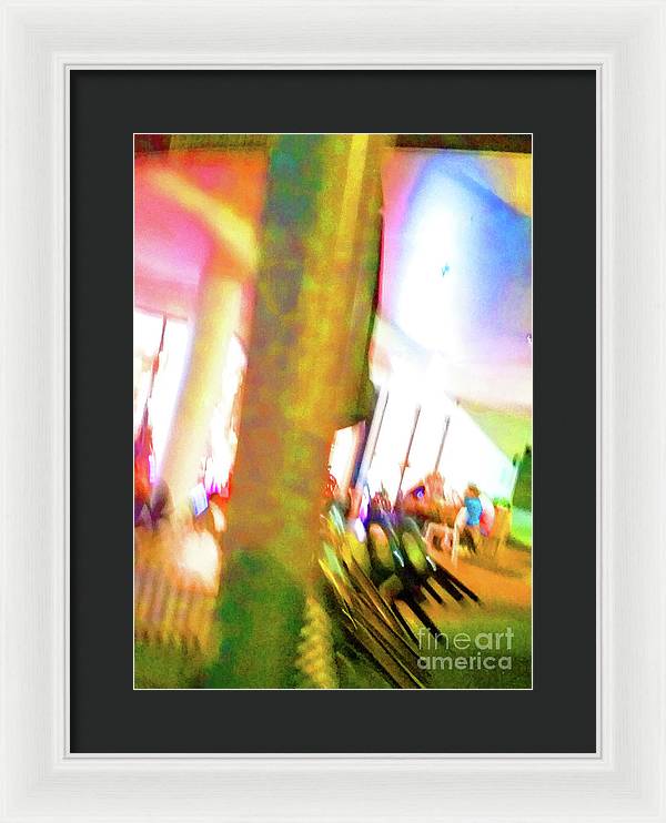 Brisbane city abstract 4 - Framed Print