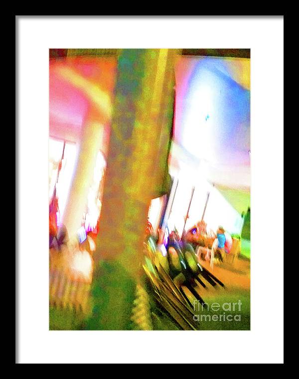 Brisbane city abstract 4 - Framed Print