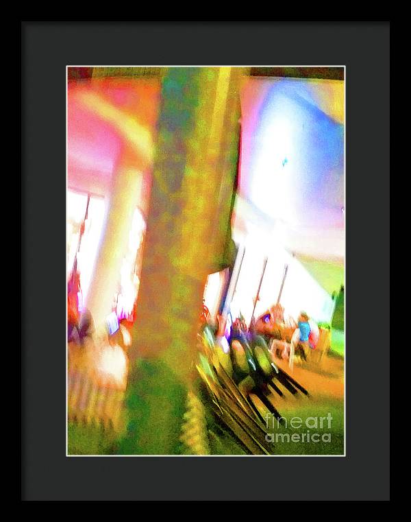 Brisbane city abstract 4 - Framed Print