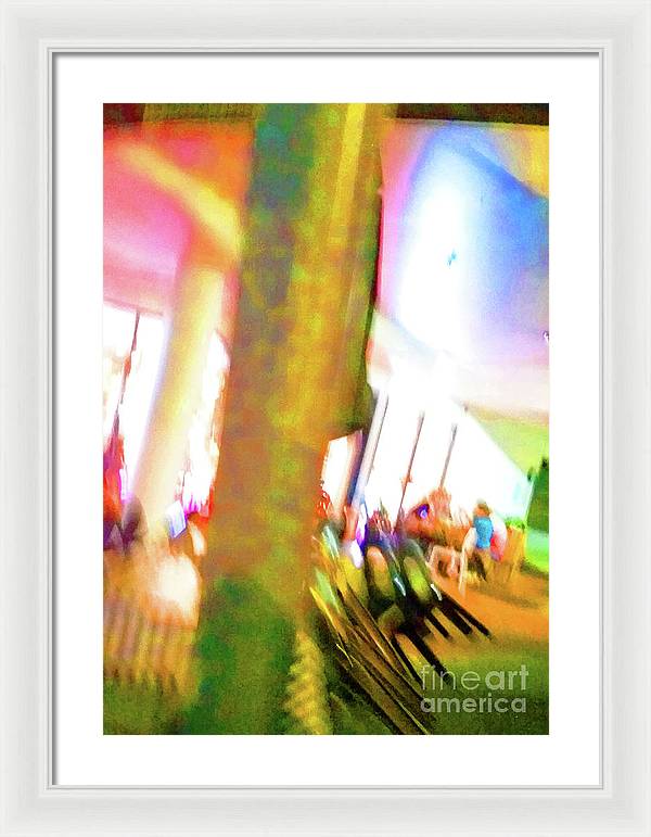 Brisbane city abstract 4 - Framed Print