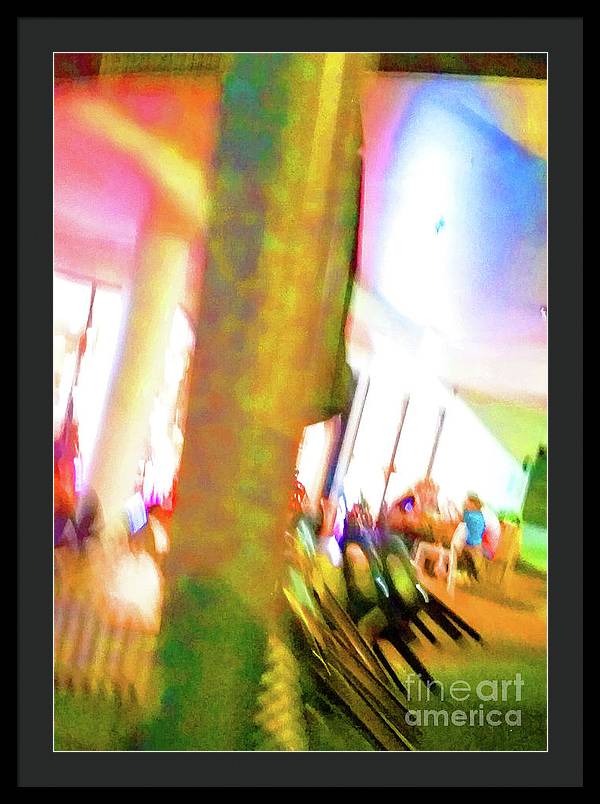 Brisbane city abstract 4 - Framed Print