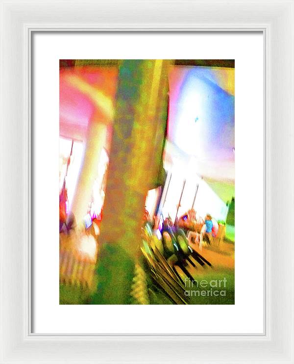 Brisbane city abstract 4 - Framed Print