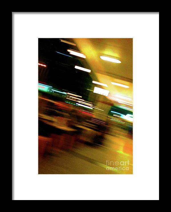 Brisbane city abstract 6 - Framed Print