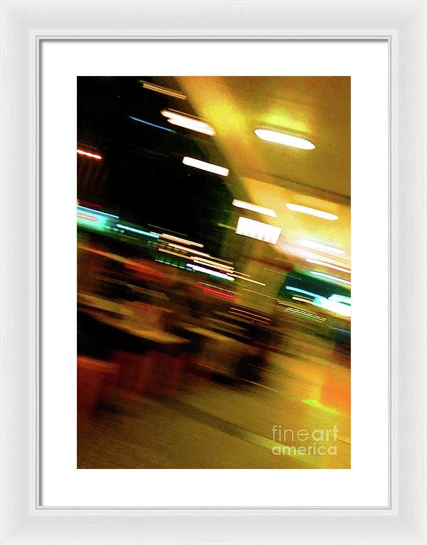 Brisbane city abstract 6 - Framed Print