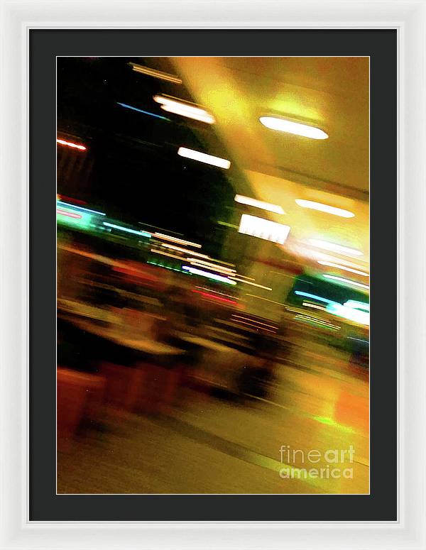 Brisbane city abstract 6 - Framed Print