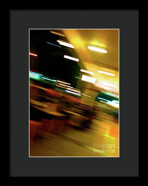 Brisbane city abstract 6 - Framed Print