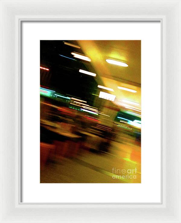 Brisbane city abstract 6 - Framed Print