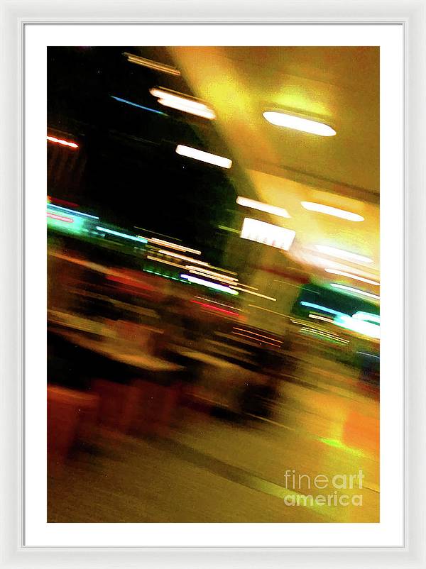 Brisbane city abstract 6 - Framed Print