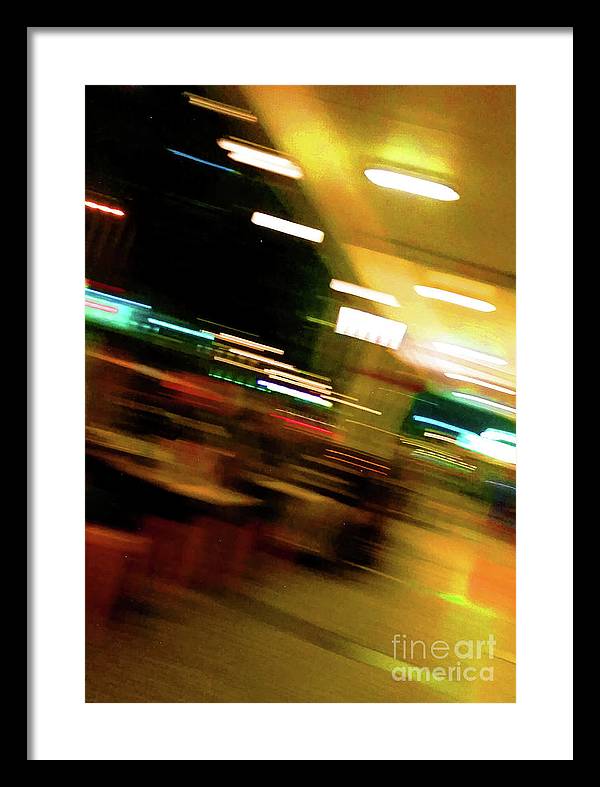 Brisbane city abstract 6 - Framed Print