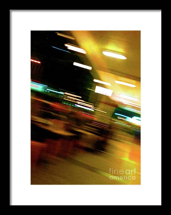 Brisbane city abstract 6 - Framed Print