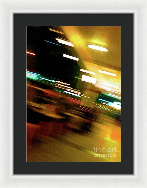 Brisbane city abstract 6 - Framed Print