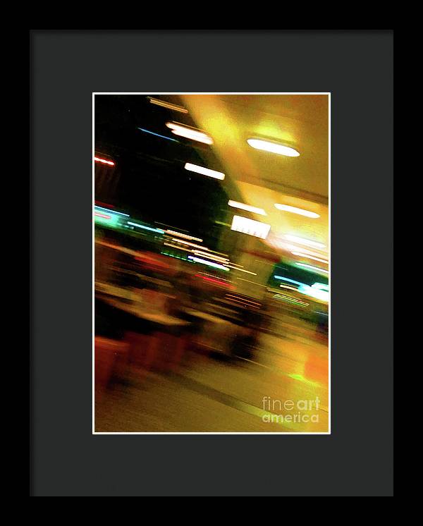 Brisbane city abstract 6 - Framed Print