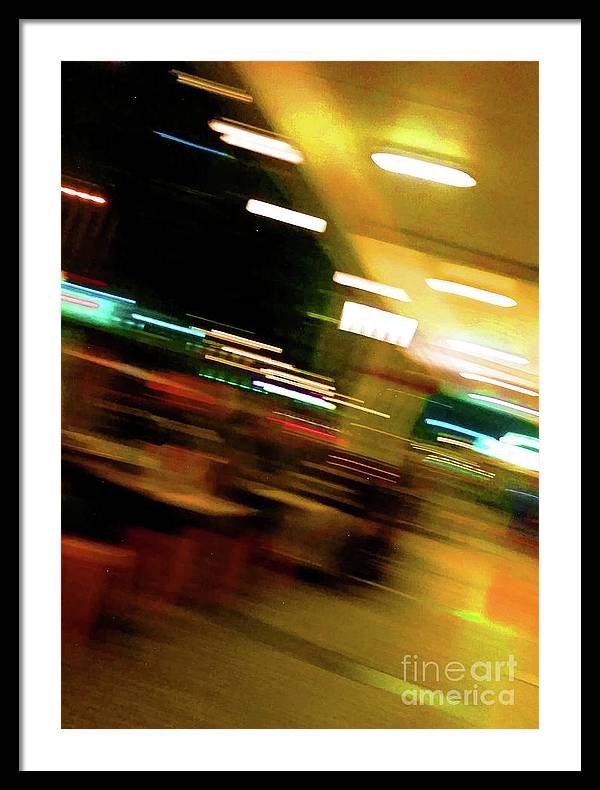 Brisbane city abstract 6 - Framed Print