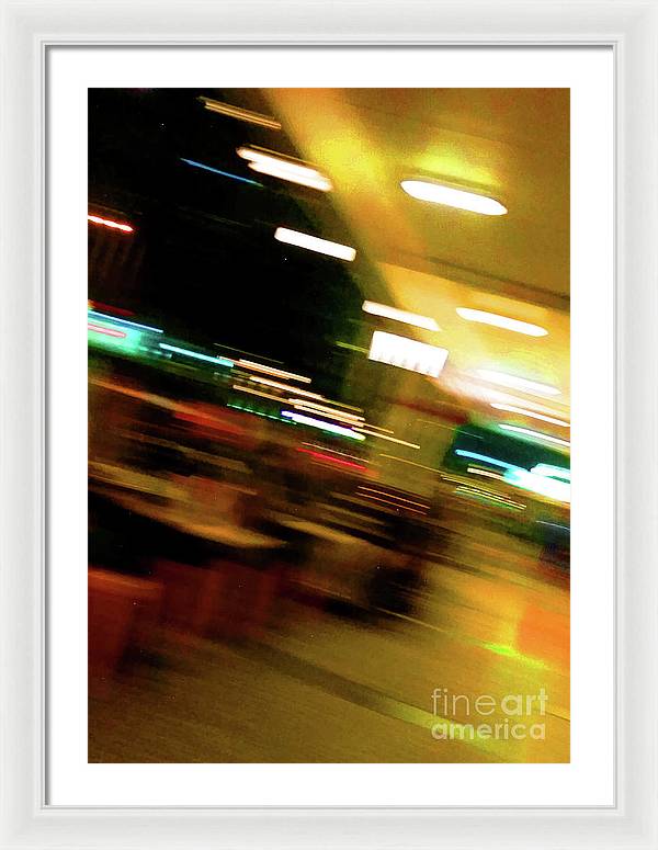 Brisbane city abstract 6 - Framed Print