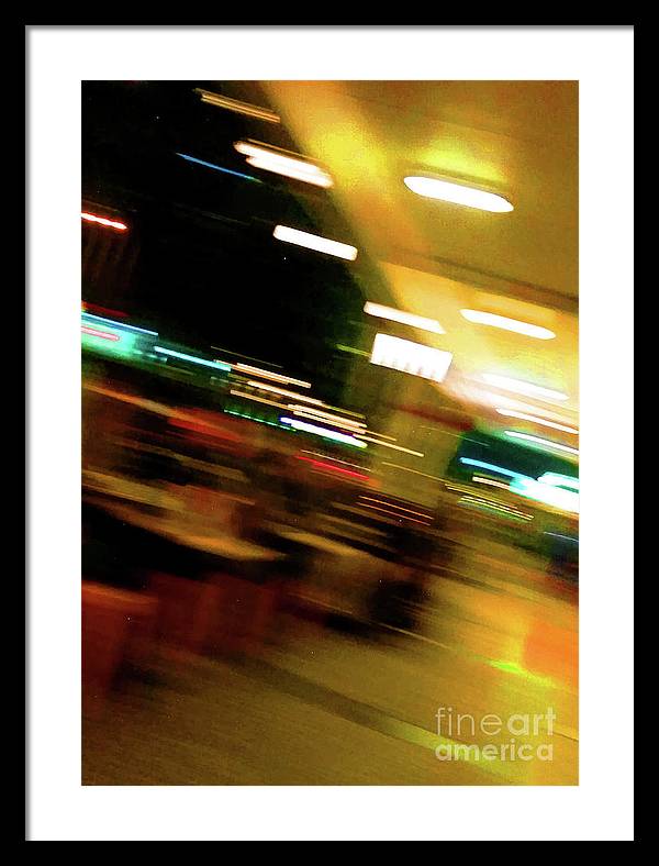 Brisbane city abstract 6 - Framed Print