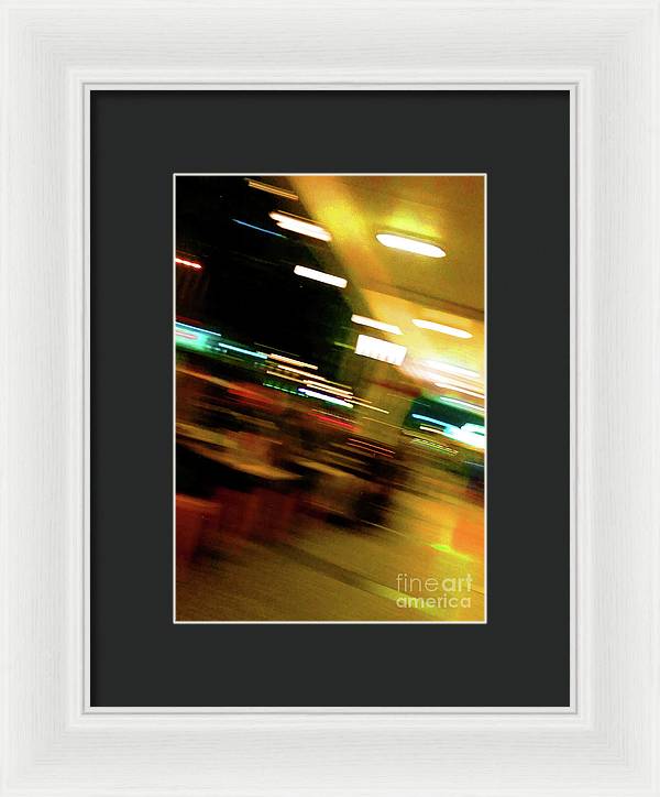 Brisbane city abstract 6 - Framed Print