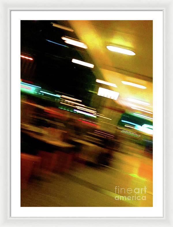 Brisbane city abstract 6 - Framed Print