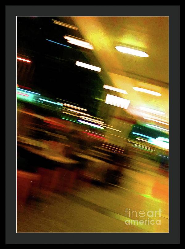 Brisbane city abstract 6 - Framed Print