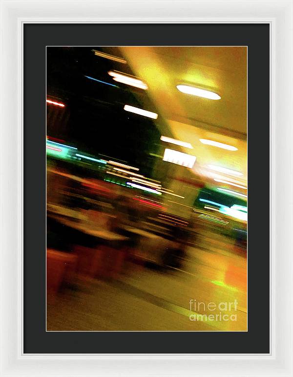 Brisbane city abstract 6 - Framed Print