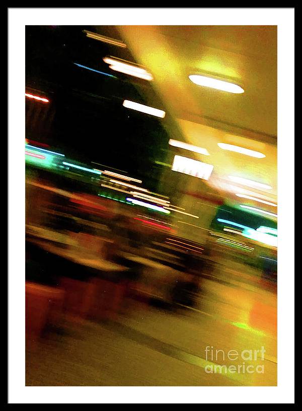 Brisbane city abstract 6 - Framed Print