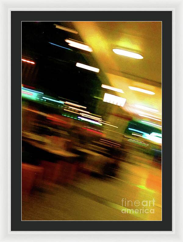 Brisbane city abstract 6 - Framed Print