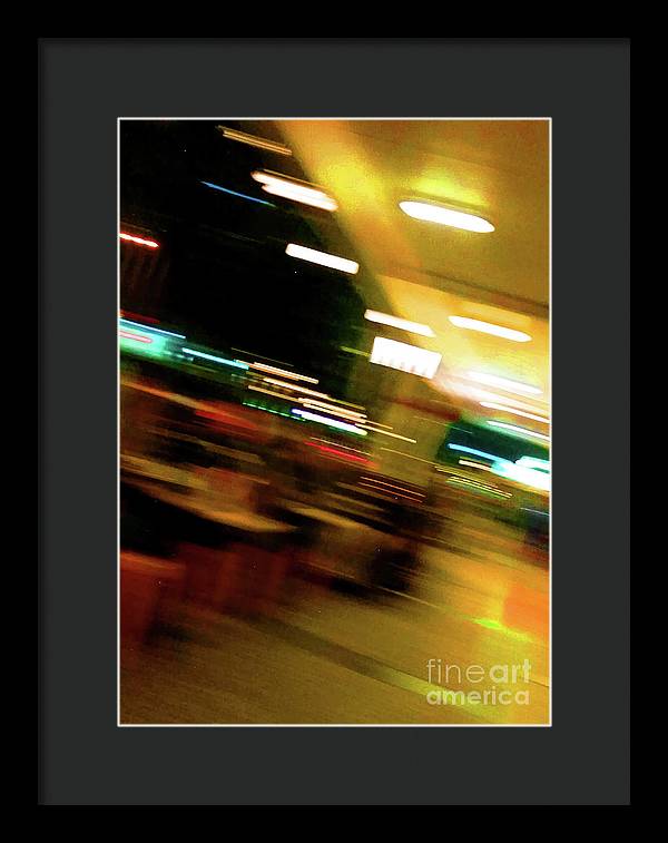 Brisbane city abstract 6 - Framed Print