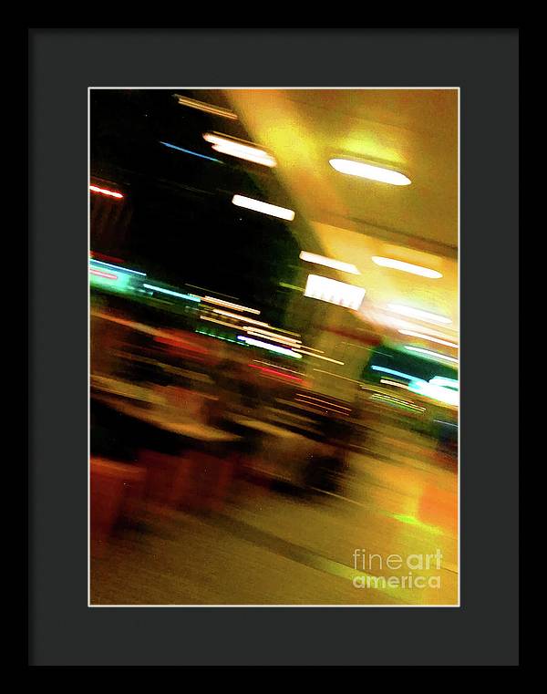 Brisbane city abstract 6 - Framed Print