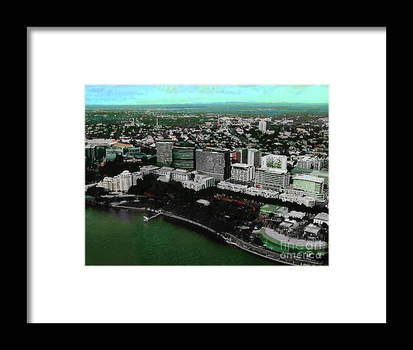 Southbank Brisbane view - Framed Print