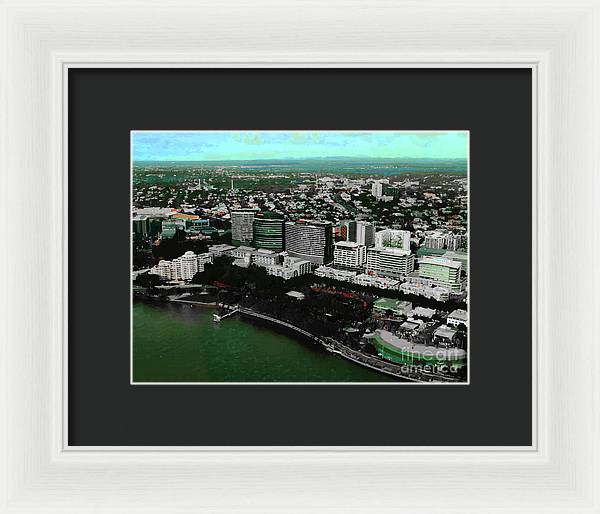 Southbank Brisbane view - Framed Print