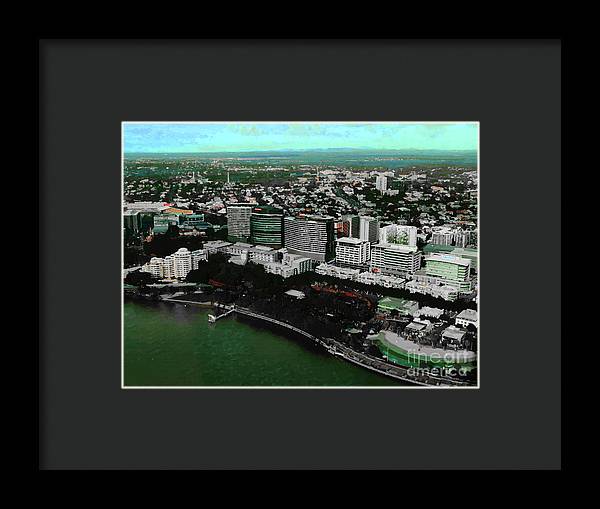 Southbank Brisbane view - Framed Print