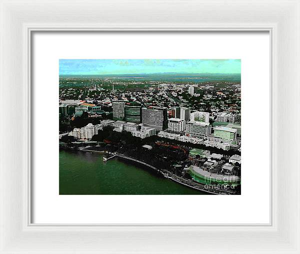 Southbank Brisbane view - Framed Print