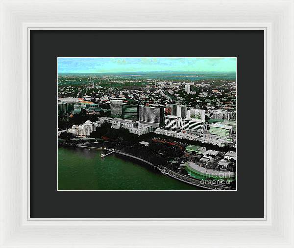 Southbank Brisbane view - Framed Print