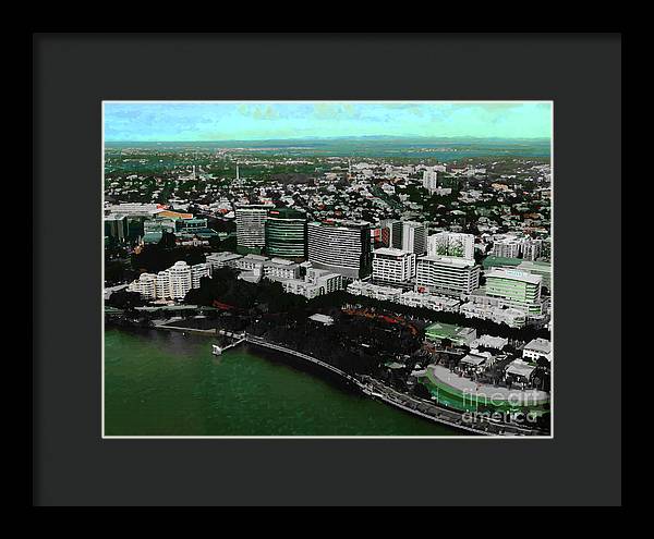 Southbank Brisbane view - Framed Print