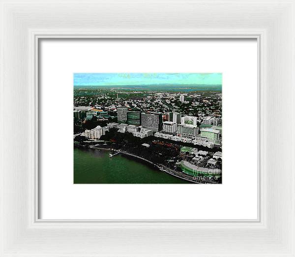 Southbank Brisbane view - Framed Print